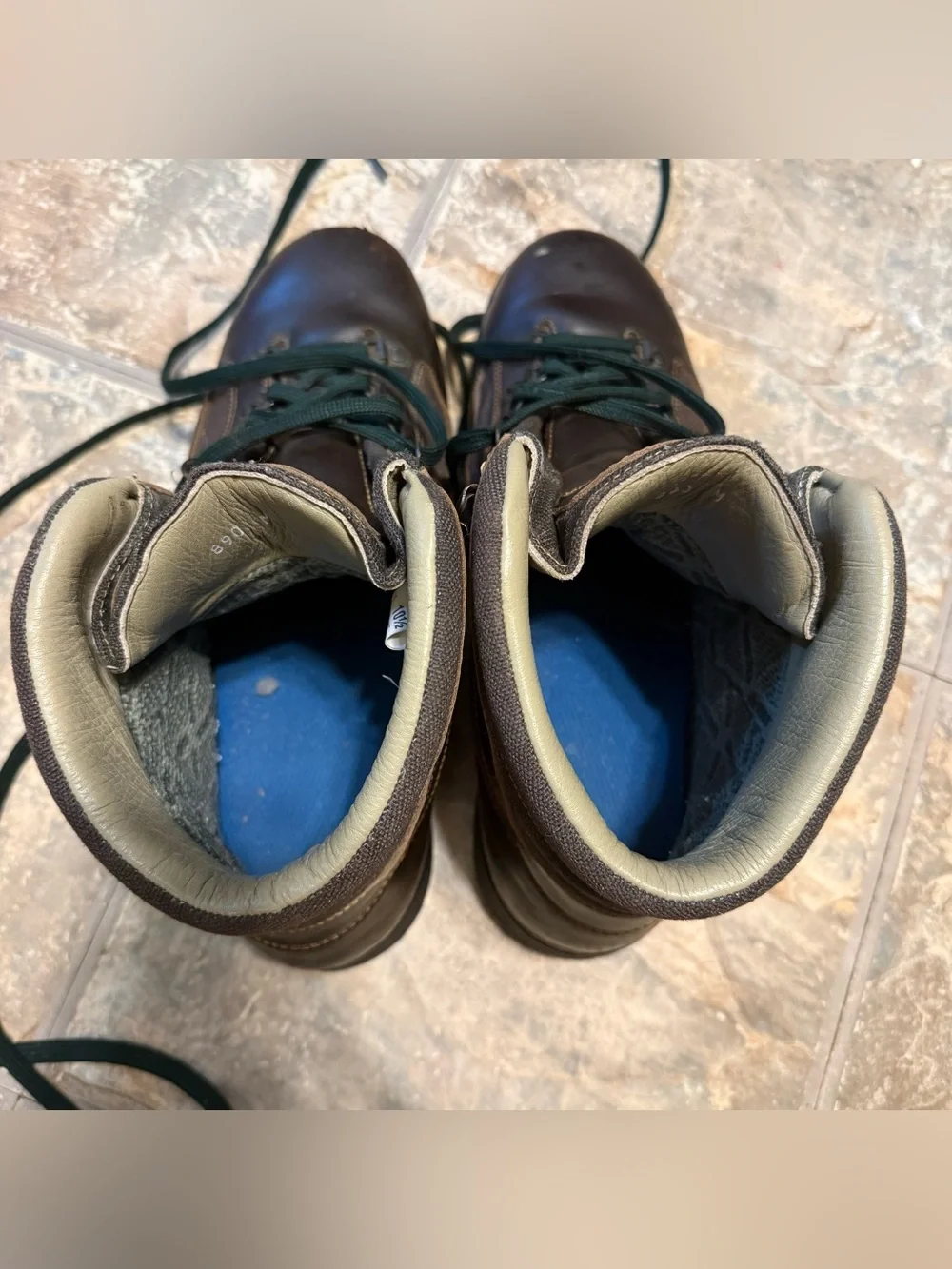 Vintage LL Bean Vibram Boots Cresta GoreTex  Leather Air 8000 Waterproof Mens 11